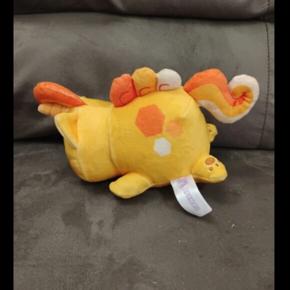 Aphmau MeeMeows Limited Edition Under The Sea Seahorse Yellow Cat Plush 6"L - Picture 5 of 10